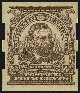Sale 968B, Lot 390, 1902-08 Issue (Scott 314A single, pair and line pair)