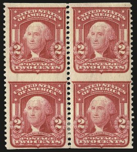 Sale 968B, Lot 405, 1902-08 Issue (Scott 319-322)