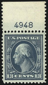 Sale 968B, Lot 431, 1908-10 Washington-Franklin Issues (Scott 331-356)