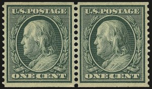 Sale 968B, Lot 450, 1908-10 Washington-Franklin Issues (Scott 331-356)