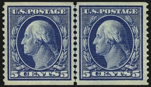 Sale 968B, Lot 458, 1908-10 Washington-Franklin Issues (Scott 331-356)
