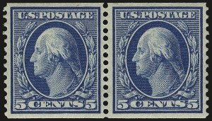 Sale 968B, Lot 459, 1908-10 Washington-Franklin Issues (Scott 331-356)