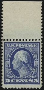 Sale 968B, Lot 467, 1909 Bluish Paper Issue (Scott 357-366)