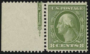 Sale 968B, Lot 469, 1909 Bluish Paper Issue (Scott 357-366)