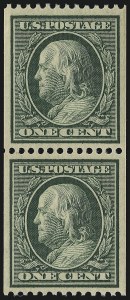 Sale Number 968B, Lot Number 486, 1910-13 Washington-Franklin Issue (Scott 374-388)