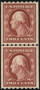 Sale 968B, Lot 496, 1910-13 Washington-Franklin Issue (Scott 390-396)