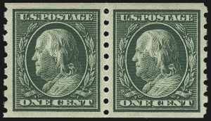 Sale Number 968B, Lot Number 499, 1910-13 Washington-Franklin Issue (Scott 390-396)
