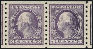 Sale Number 968B, Lot Number 505, 1910-13 Washington-Franklin Issue (Scott 390-396)