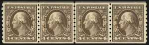Sale 968B, Lot 507, 1910-13 Washington-Franklin Issue (Scott 390-396)