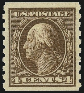 Sale 968B, Lot 509, 1910-13 Washington-Franklin Issue (Scott 390-396)