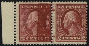 Sale 968B, Lot 523, 1912-14 Washington-Franklin Issue (Scott 405-423)