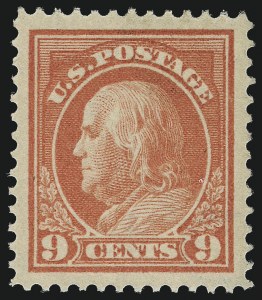 Sale Number 968B, Lot Number 531, 1912-14 Washington-Franklin Issue (Scott 405-423)