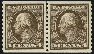 Sale 968B, Lot 572, 1913-15 Washington-Franklin Issues (Scott 424-460)