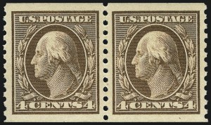 Sale 968B, Lot 573, 1913-15 Washington-Franklin Issues (Scott 424-460)