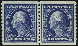 Sale 968B, Lot 576, 1913-15 Washington-Franklin Issues (Scott 424-460)
