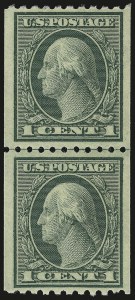 Sale 968B, Lot 578, 1913-15 Washington-Franklin Issues (Scott 424-460)
