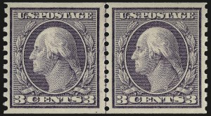 Sale 968B, Lot 595, 1913-15 Washington-Franklin Issues (Scott 424-460)