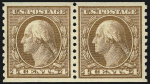 Sale 968B, Lot 598, 1913-15 Washington-Franklin Issues (Scott 424-460)