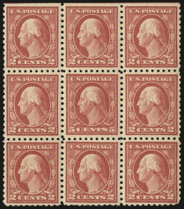 Sale 968B, Lot 613, 1916-17 Issues (Scott 461-480)