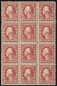 Sale 968B, Lot 614, 1916-17 Issues (Scott 461-480)
