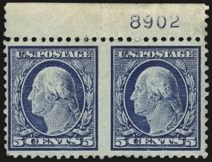 Sale 968B, Lot 666, 1916-17 Issues (Scott 498-518)