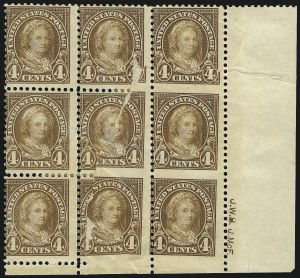 Sale 968B, Lot 727, 1922-29 Issues (Scott 551-573)