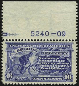 Sale 968B, Lot 772, Special Delivery (E) and Registration (F)