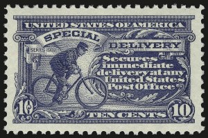 Sale 968B, Lot 779, Special Delivery (E) and Registration (F)