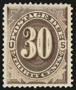 Sale 968B, Lot 790, Postage Due (Scott J1-J14)