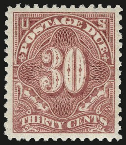 Sale 968B, Lot 810, Postage Due (Scott J29-J50)