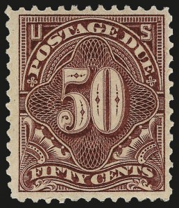 Sale 968B, Lot 811, Postage Due (Scott J29-J50)