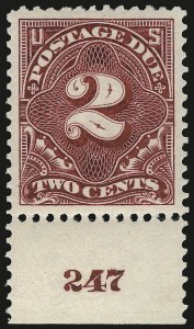 Sale 968B, Lot 814, Postage Due (Scott J29-J50)