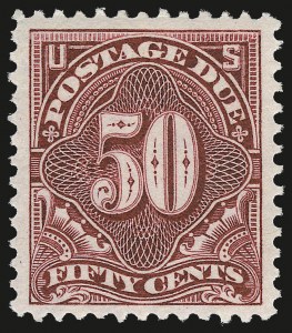 Sale 968B, Lot 820, Postage Due (Scott J29-J50)