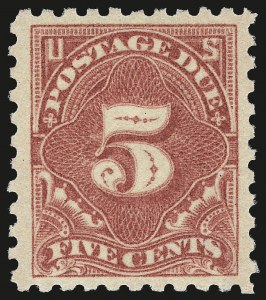 Sale 968B, Lot 833, Postage Due (Scott J52-J76)