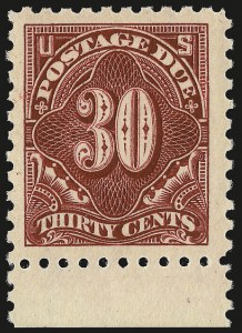 Sale 968B, Lot 835, Postage Due (Scott J52-J76)