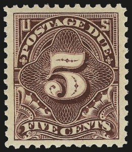 Sale 968B, Lot 841, Postage Due (Scott J52-J76)