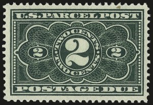 Sale 968B, Lot 880, Parcel Post Postage Due (JQ)