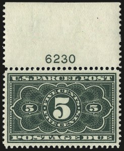 Sale 968B, Lot 881, Parcel Post Postage Due (JQ)