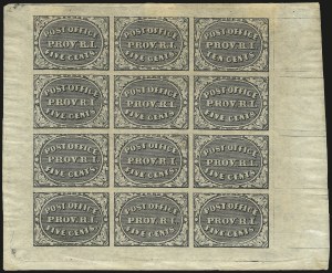 Sale 972, Lot 3007, Postmasters` Provisionals