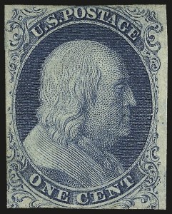 Sale 972, Lot 3015, 1851-56 Issue (Scott 5-17)