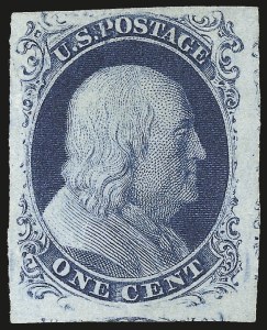 Sale 972, Lot 3018, 1851-56 Issue (Scott 5-17)