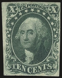 Sale 972, Lot 3024, 1851-56 Issue (Scott 5-17)