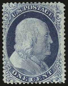 Sale 972, Lot 3034, 1857-60 Issue (Scott 18-39)