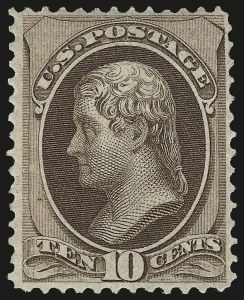 Sale 972, Lot 3142, 1870-71 National Bank Note Co. Grilled Issue (Scott 134-144)