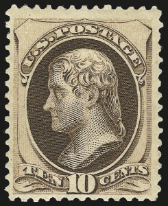 Sale 972, Lot 3188, 1879 American Bank Note Co. Issue (Scott 182-191)