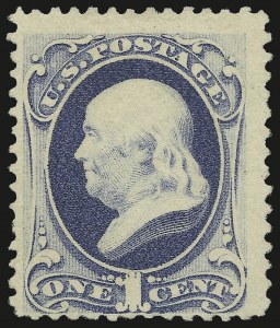 Sale 972, Lot 3192, 1880-83 American Bank Note Co. Soft Paper Special Printing (Scott 192-211D)