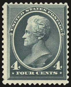 Sale 972, Lot 3204, 1880-83 American Bank Note Co. Soft Paper Special Printing (Scott 192-211D)