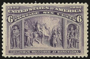 Sale 972, Lot 3227, 1893 Columbian Issue (Scott 230-245)