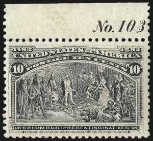 Sale 972, Lot 3229, 1893 Columbian Issue (Scott 230-245)
