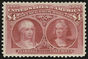 Sale 972, Lot 3240, 1893 Columbian Issue (Scott 230-245)